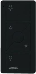 Pico Smart Wireless Remote Control 3-Button, 30 ft Range, Black Finish