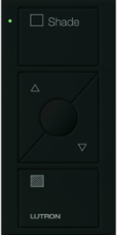 Pico Wireless Remote Control for Shades, 3 Buttons, Glossy Black Finish