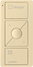 Pico Wireless Remote Control for Skylights - Ivory, 3 Buttons, Battery Operated