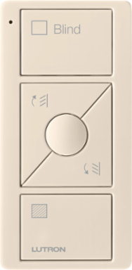 Pico Wireless Remote Control for Blinds, 3 Buttons, Light Almond Finish