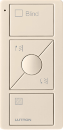 Pico Wireless Remote Control for Blinds, 3 Buttons, Light Almond Finish