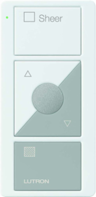 Pico Wireless Remote Control for Sheer Shades, Gloss Finish, 3 Buttons
