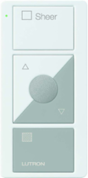 Pico Wireless Remote Control for Sheer Shades, Gloss Finish, 3 Buttons