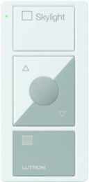 Pico Smart Remote Control for Skylights, Wireless, Glossy Finish, 2.6 Inch Length