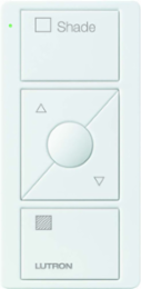 Pico Wireless Remote Control with 3 Buttons, Gloss Finish, White