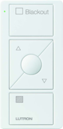 Pico Smart Wireless Remote Control, 3-Button, Glossy White Finish