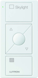 Pico Wireless Remote Control for Skylights, 3-Button, Glossy Finish