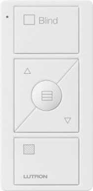 Pico Wireless Remote Control for Horizontal Sheer Blinds, Glossy Finish, 3 Buttons
