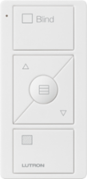 Pico Wireless Remote Control for Horizontal Sheer Blinds, Glossy Finish, 3 Buttons