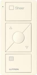 Pico Wireless Remote Control, Satin Biscuit, 3-Button, 10-Year Battery Life