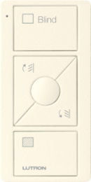 Pico Wireless Remote Controller for Blinds, 3-Button, Satin Finish, Biscuit