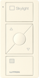 Pico Wireless Remote Control for Skylights, Biscuit Color, 3-Button Design