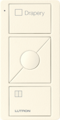 Pico Wireless Remote Control - 3 Buttons with Raise/Lower & Preset, Satin Biscuit Finish