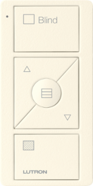 Pico Wireless Remote Control for Horizontal Sheer Blinds, 3 Buttons, Satin Finish