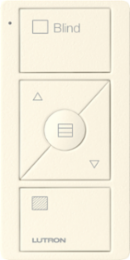 Pico Wireless Remote Control for Horizontal Sheer Blinds, 3 Buttons, Satin Finish
