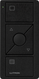 Pico Wireless Remote Control - 2.6 Inch, Black Satin Finish, 3 Buttons