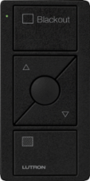 Pico Wireless Remote Control, Black Satin, 2.6 Inch Length, 10-Year Battery Life
