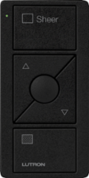 Pico Wireless Remote Control, 3-Button, Satin Finish, Lighting Control