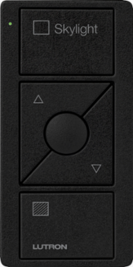 Pico Wireless Remote Control, 3 Buttons, Satin Black Finish, 30 ft Range