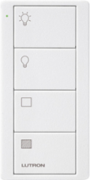 Pico Wireless Remote Control, 4 Buttons, 2 Groups, Satin Finish, 2.6 Inch Length