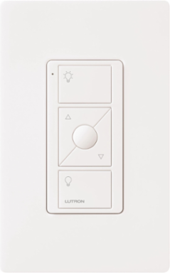 Pico Wireless Remote Wall-Mount Kit, 3 Buttons, White