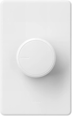 Dalia Replacement Rotary Knob - White, SoftGlow Indicator, Glossy Finish
