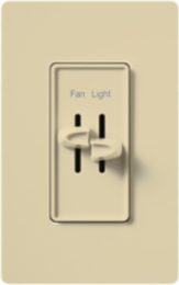 Skylark Dual Slide-to-Off Fan/Light Control 120V 300W 2.5A