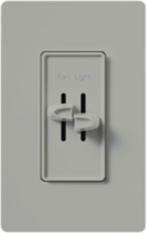 Skylark Dual Slide-to-Off Light/Fan Control, 4.69 x 2.94 Inch, 1.5A, 120V, 300W