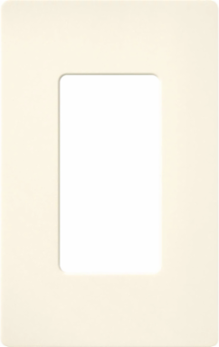 Claro Satin Finish 1-Gang Wallplate Biscuit - 4.69 x 2.94 Inch, Plastic