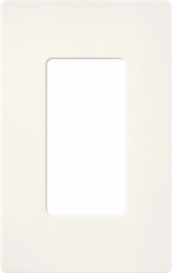 Claro Satin Wallplate, 1-Gang, 4.69 x 2.94 Inch, Durable Plastic Construction