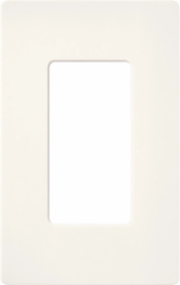 Claro Satin Wallplate, 1-Gang, 4.69 x 2.94 Inch, Durable Plastic Construction