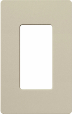Claro Satin Wallplate 1-Gang 4.69 Inch x 2.94 Inch, Plastic Construction