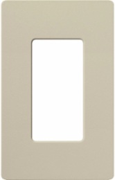 Claro Satin Wallplate 1-Gang 4.69 Inch x 2.94 Inch, Plastic Construction