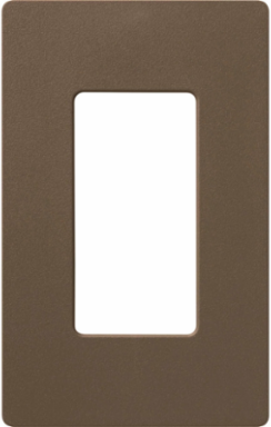 Satin Wallplate 1-Gang 4.69 x 2.94 Inch Plastic with Satin Finish