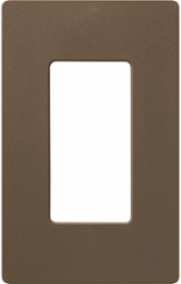 Satin Wallplate 1-Gang 4.69 x 2.94 Inch Plastic with Satin Finish