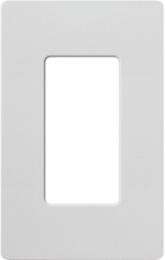 Claro Satin Wallplate, 1-Gang, 4.69 x 2.94 Inch, Durable Plastic