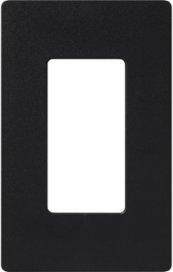 Satin Finish 1-Gang Wallplate Midnight, 4.69 x 2.94 Inch, Plastic