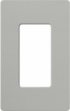 Claro Satin Wallplate 1-Gang 4.69 x 2.94 Inch Snap-On Installation