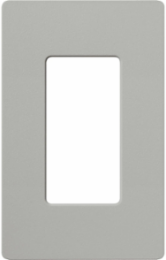 Claro Satin Wallplate 1-Gang 4.69 x 2.94 Inch Snap-On Installation