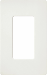 Claro Satin Finish 1-Gang Wallplate, 4.69 x 2.94 Inch, Plastic
