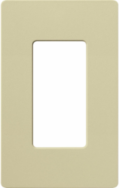 Claro Single-Gang Satin Wallplate, 4.69 x 2.94 Inch, Plastic Material