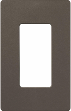 Claro Satin Finish Single-Gang Wall Plate, 4.69 x 2.94 Inch, Plastic