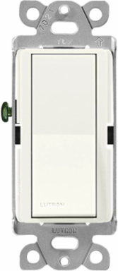 Satin Biscuit 1-Pole Paddle Switch, 4.69 x 2.94 Inch, 15A, 120/277VAC