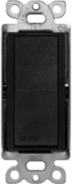 Satin Finish 1-Pole Switch Midnight, 15 A, for Lighting Control