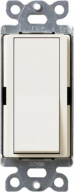 Claro Single Pole Switch, 120VAC/600W, Satin Finish, Locator Light
