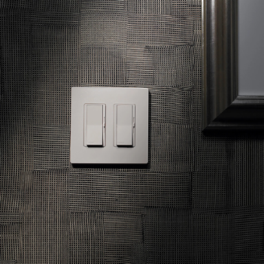 Satin Finish 2-Gang Wallplate 4.69 x 4.75 Inch Midnight Color