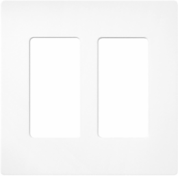 Satin Decorative Wallplate 3-Gang 4.69 x 6.56 Inch, 0.3 Inch Thickness, Plastic