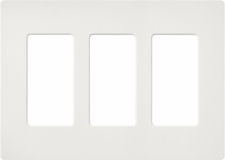 Satin Wallplate 3-Gang 4.69 x 6.56 Inch Decorative Plate
