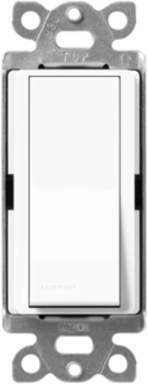 Claro 15A 3-Way Paddle Switch, Satin Finish, Brilliant White, 120/277 VAC