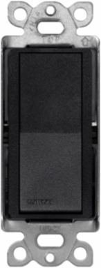 Satin Color 3-Way Paddle Switch Midnight, 15 A, 120/277 VAC, 4.69 x 2.94 Inch